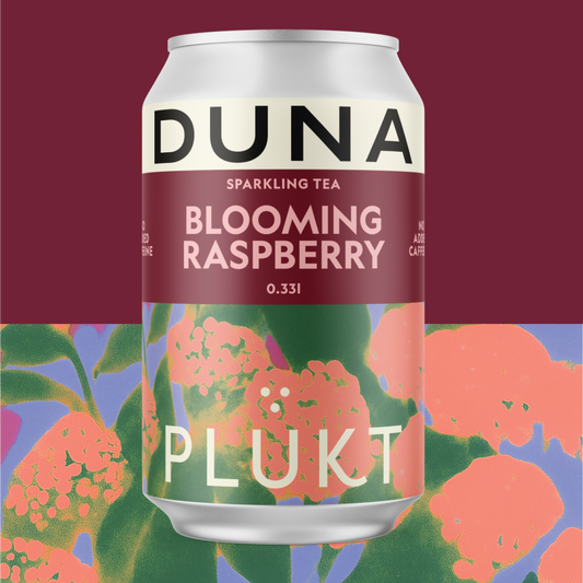 PLŪKT &  DUNA Sparkling Tea – BLOOMING RASPBERRY