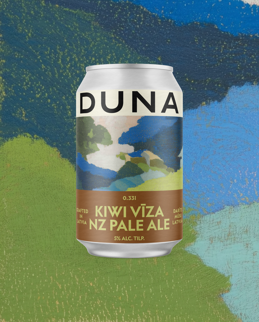 KIWI VĪZA — New Zealand Pale Ale no DUNA Brewery (Kuldīga, Latvija)